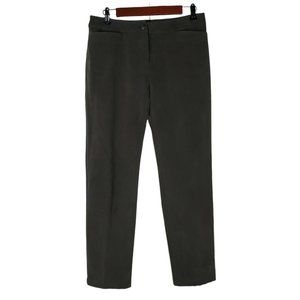 Eileen Fisher Pants Womens Sz PS Dark Gray Stretch Career Slim Straight Chinos